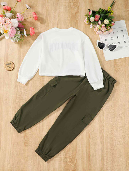 BROOKLYN Graphic Sweatshirt and Joggers Set-Teresa&#39;s Fashionista LLC