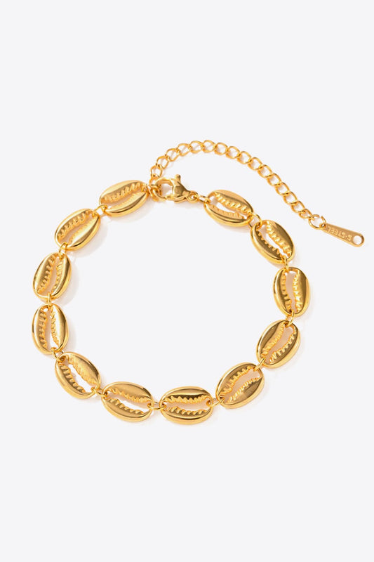 Shell Stainless Steel Bracelet-Teresa&#39;s Fashionista LLC