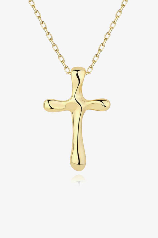 Cross Pendant 925 Sterling Silver Necklace-Teresa&#39;s Fashionista LLC