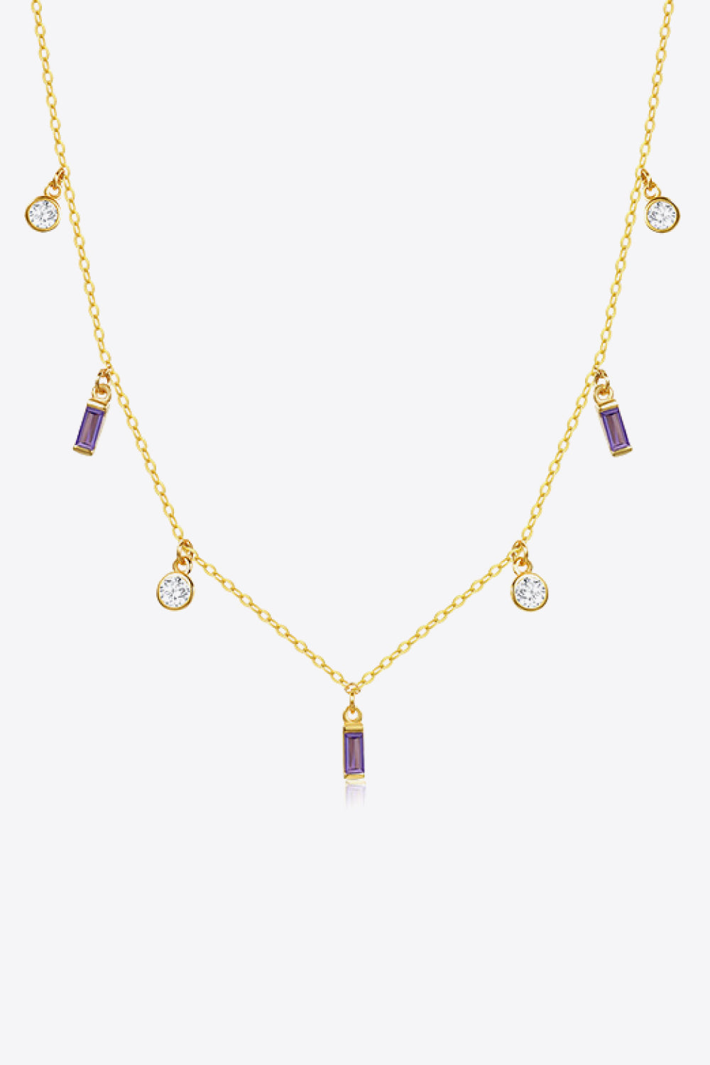 18K Gold Plated Multi-Charm Chain Necklace-Teresa&#39;s Fashionista LLC