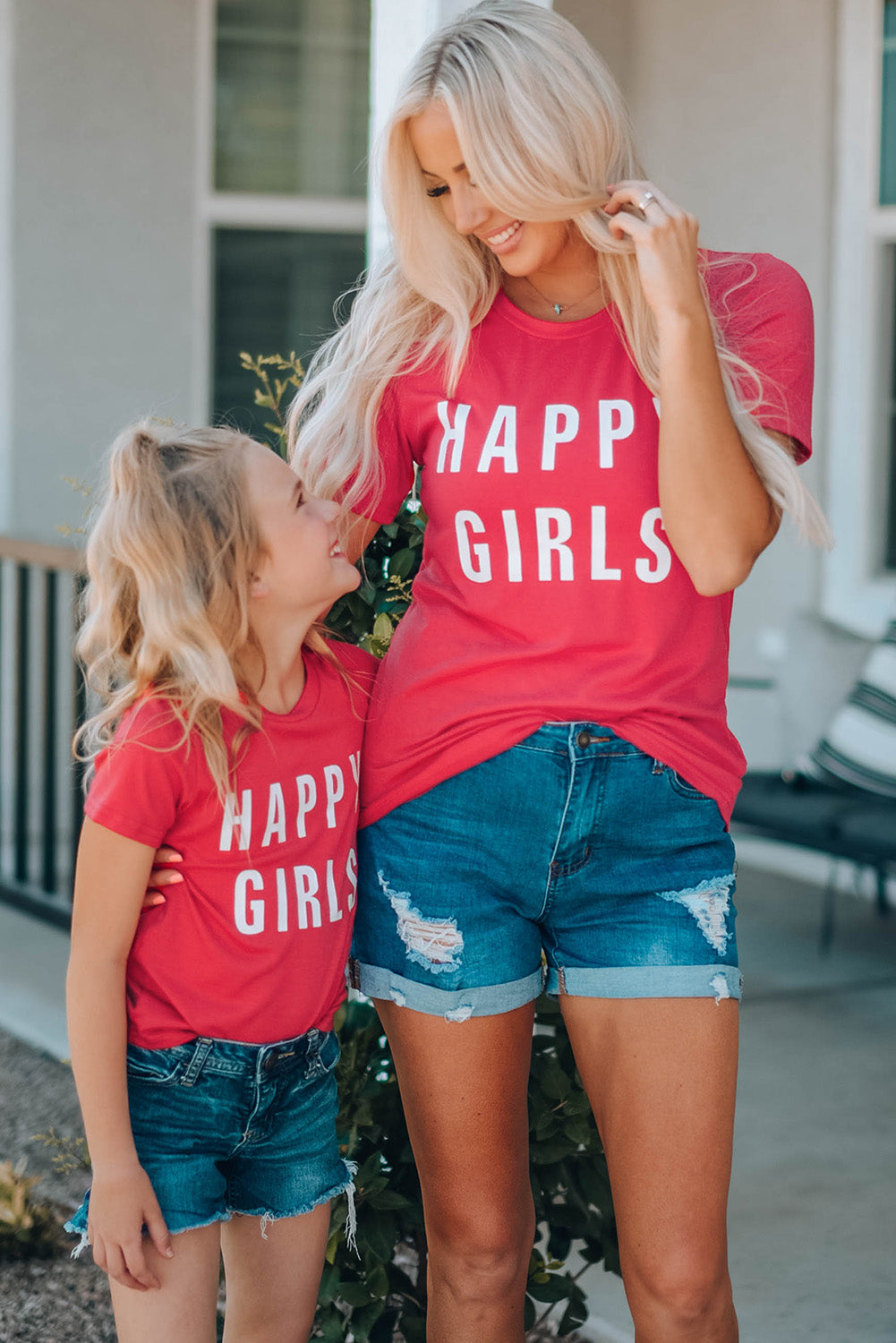 Girls Letter Graphic Short Sleeve T-Shirt-Teresa&#39;s Fashionista LLC