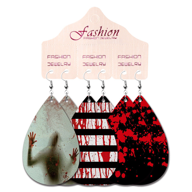 Teardrop Shape Dangle Earrings-Teresa&#39;s Fashionista LLC