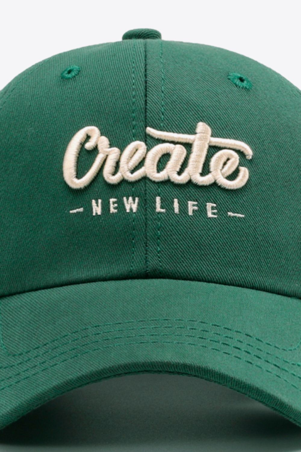 CREATE NEW LIFE Adjustable Cotton Baseball Cap-Teresa&#39;s Fashionista LLC