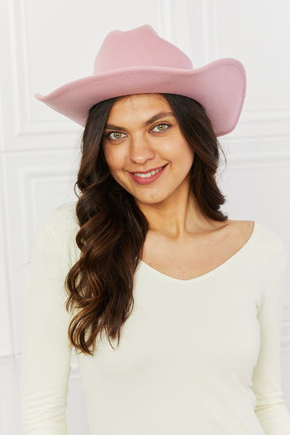 Fame Western Cutie Cowboy Hat in Pink-Teresa&#39;s Fashionista LLC