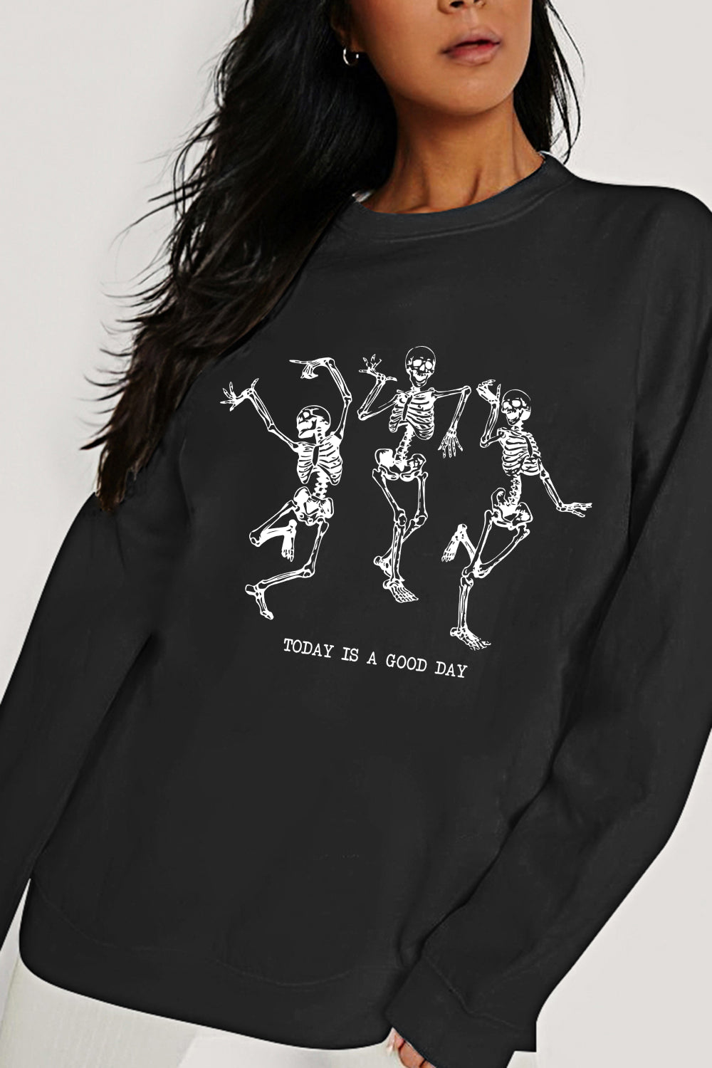 Simply Love Simply Love Full Size TODAY IS A GOOD DAY Graphic Sweatshirt-Teresa&#39;s Fashionista LLC