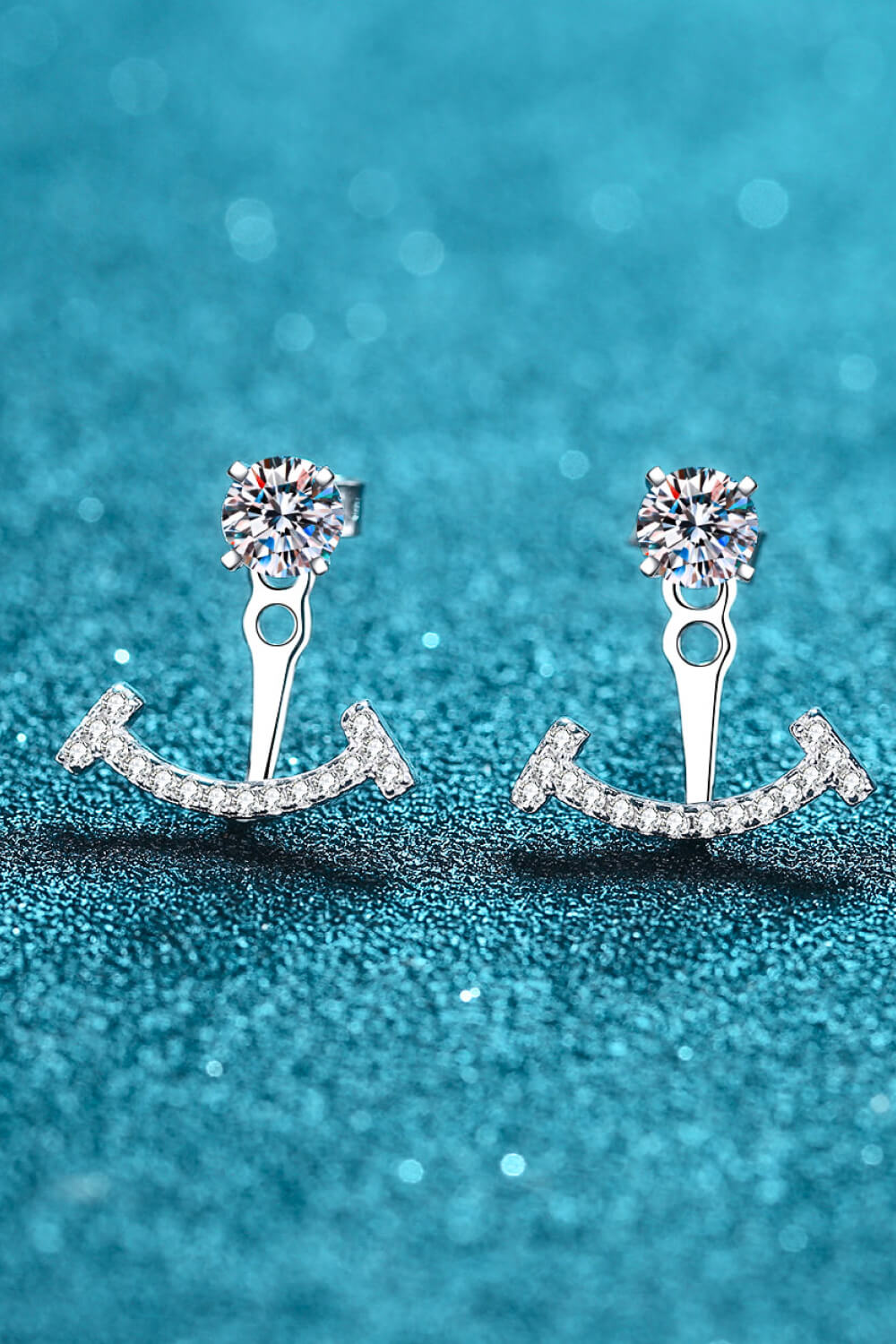 Two Ways To Wear Moissanite Earrings-Teresa&#39;s Fashionista LLC