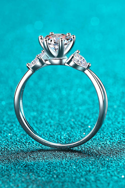 Come With Me 1 Carat Moissanite Ring-Teresa&#39;s Fashionista LLC