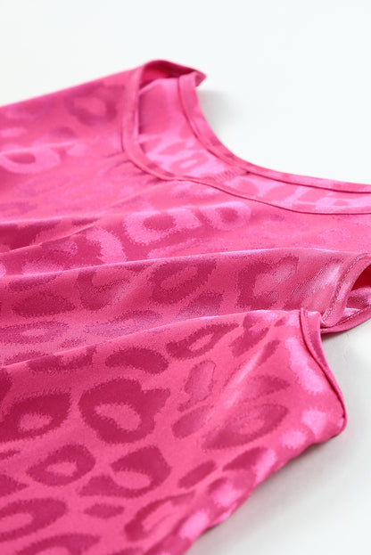 Sweet Days Leopard Round Neck Tank-Teresa&#39;s Fashionista LLC