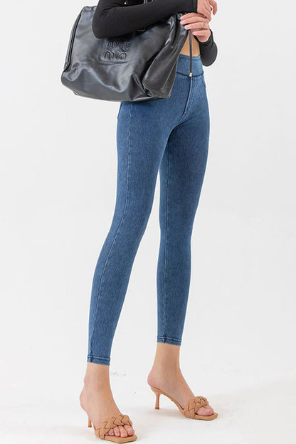 High Waist Skinny Jeans-Teresa&#39;s Fashionista LLC