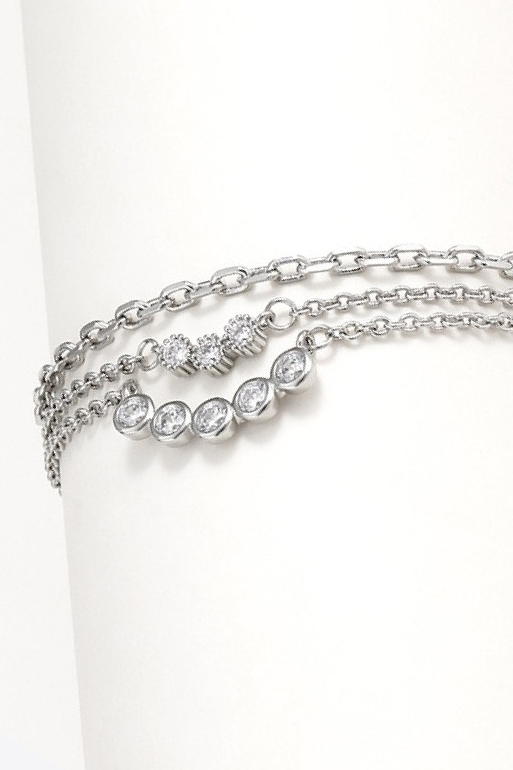 Zircon Layered Bracelet-Teresa&#39;s Fashionista LLC