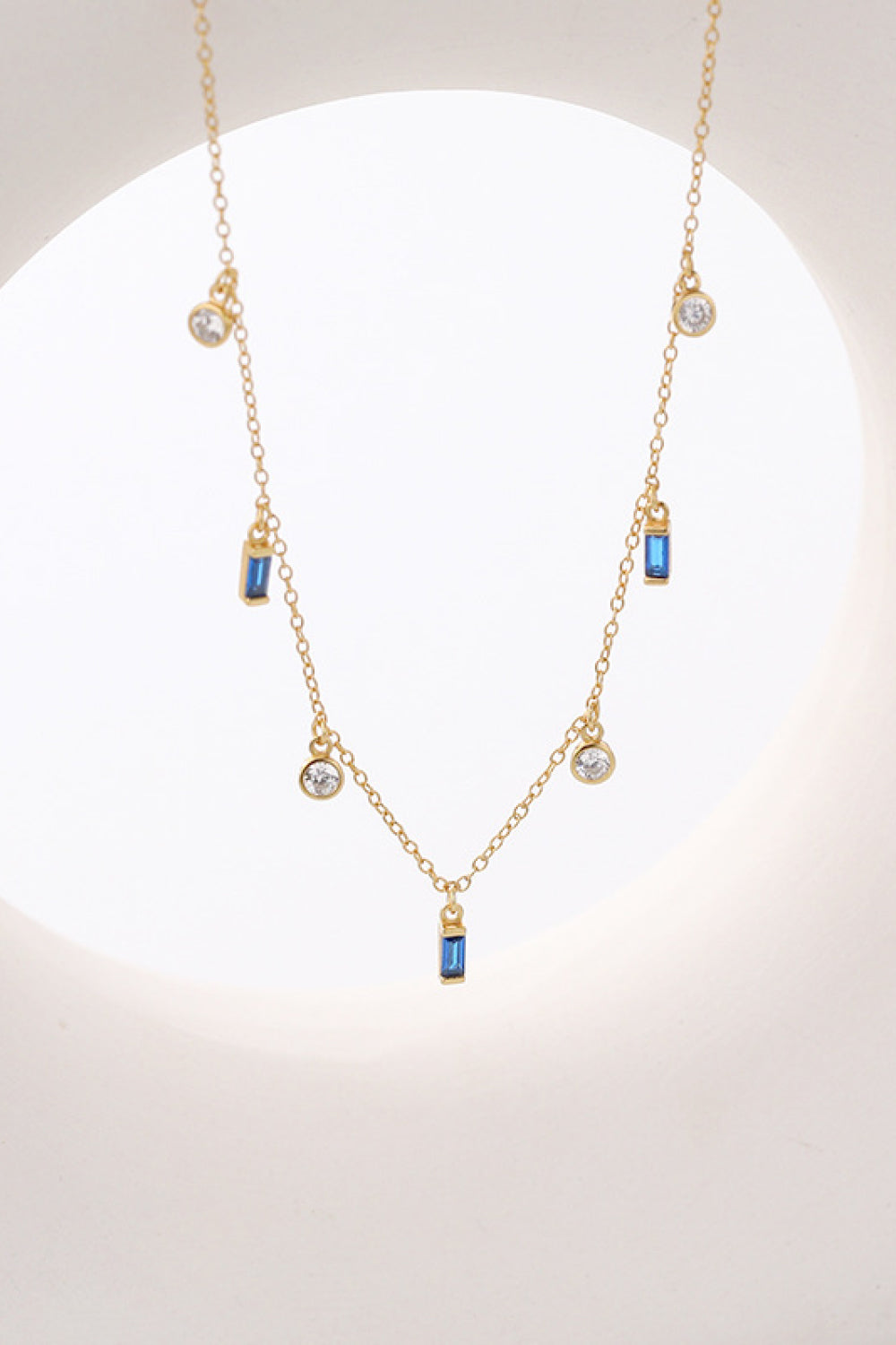 18K Gold Plated Multi-Charm Chain Necklace-Teresa&#39;s Fashionista LLC