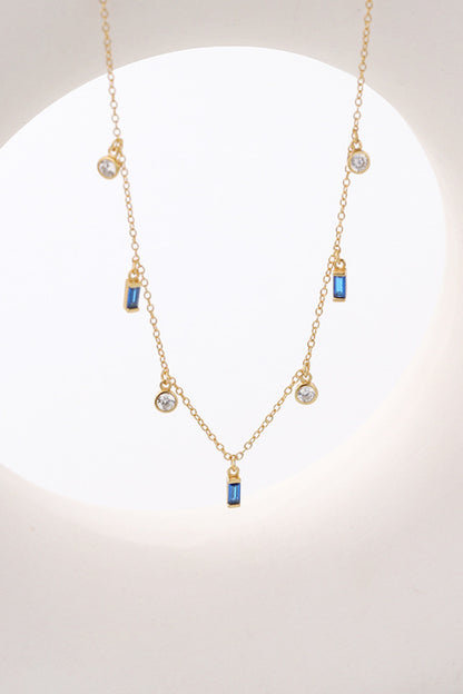 18K Gold Plated Multi-Charm Chain Necklace-Teresa&#39;s Fashionista LLC