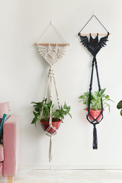 39.4" Bat Macrame Wall Plant Hanger-Teresa&#39;s Fashionista LLC