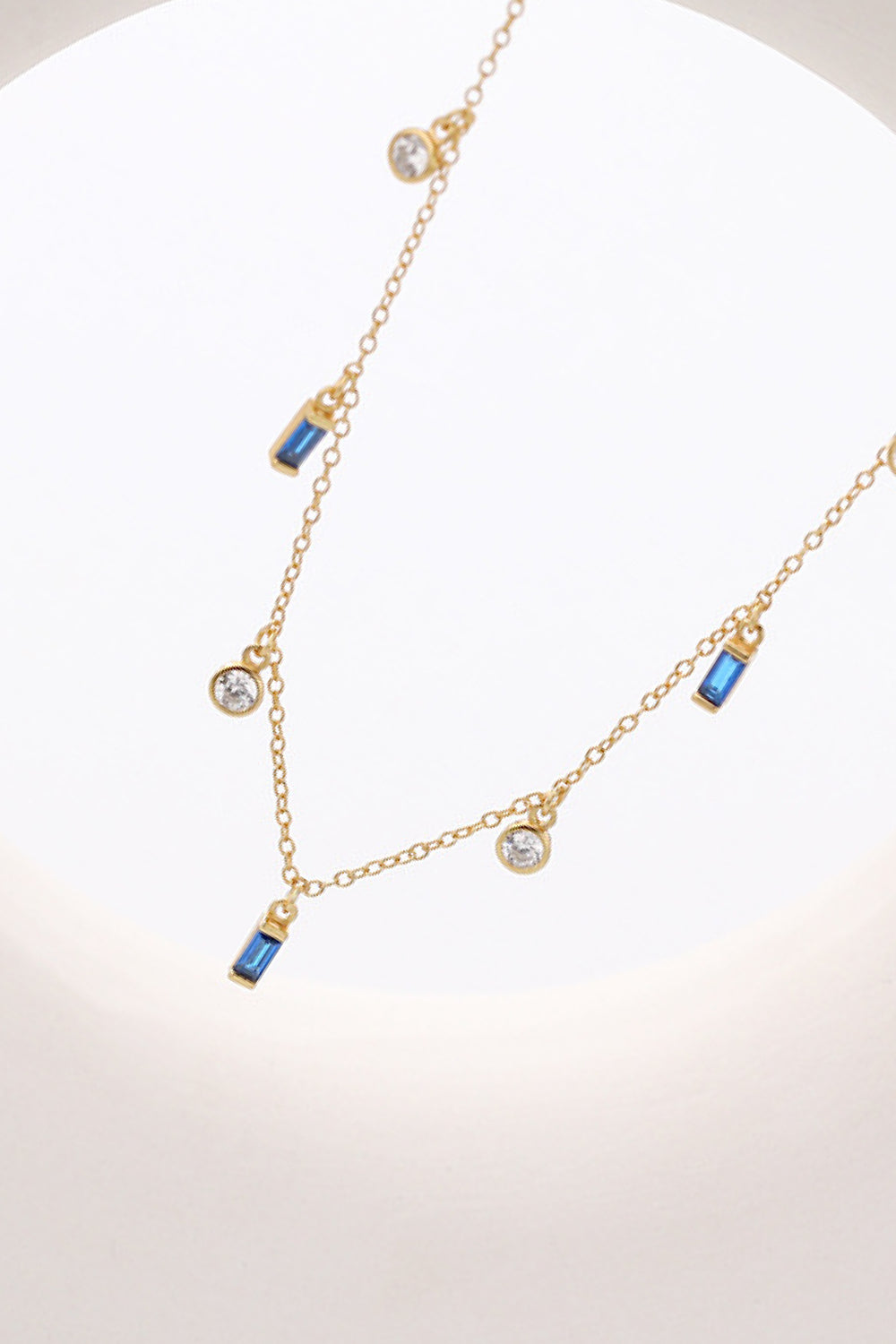 18K Gold Plated Multi-Charm Chain Necklace-Teresa&#39;s Fashionista LLC