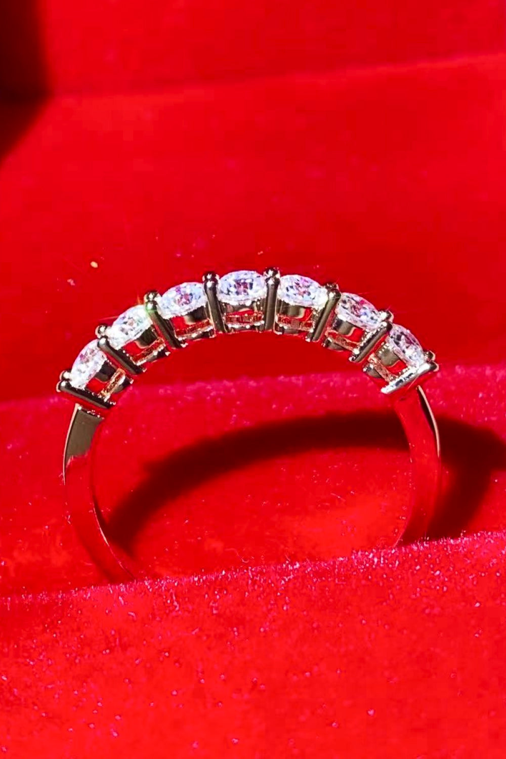 Presented To You 925 Sterling Silver Moissanite Ring-Teresa&#39;s Fashionista LLC