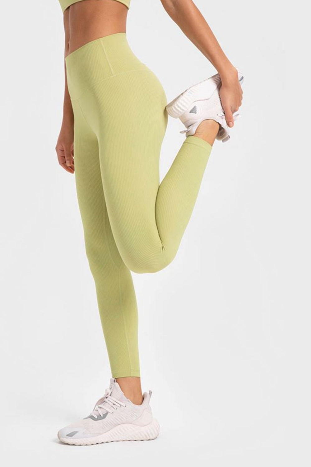 Highly Stretchy Wide Waistband Yoga Leggings-Teresa&#39;s Fashionista LLC