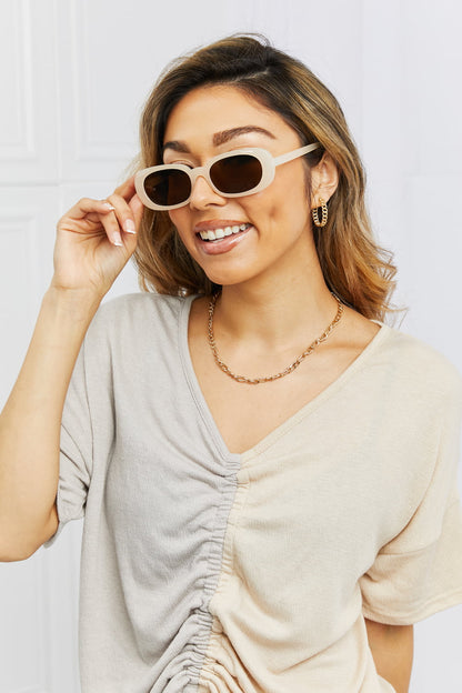 Oval Full Rim Sunglasses-Teresa&#39;s Fashionista LLC