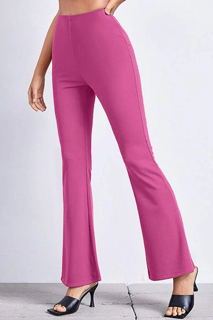 High Rise Flare Pants-Teresa&#39;s Fashionista LLC