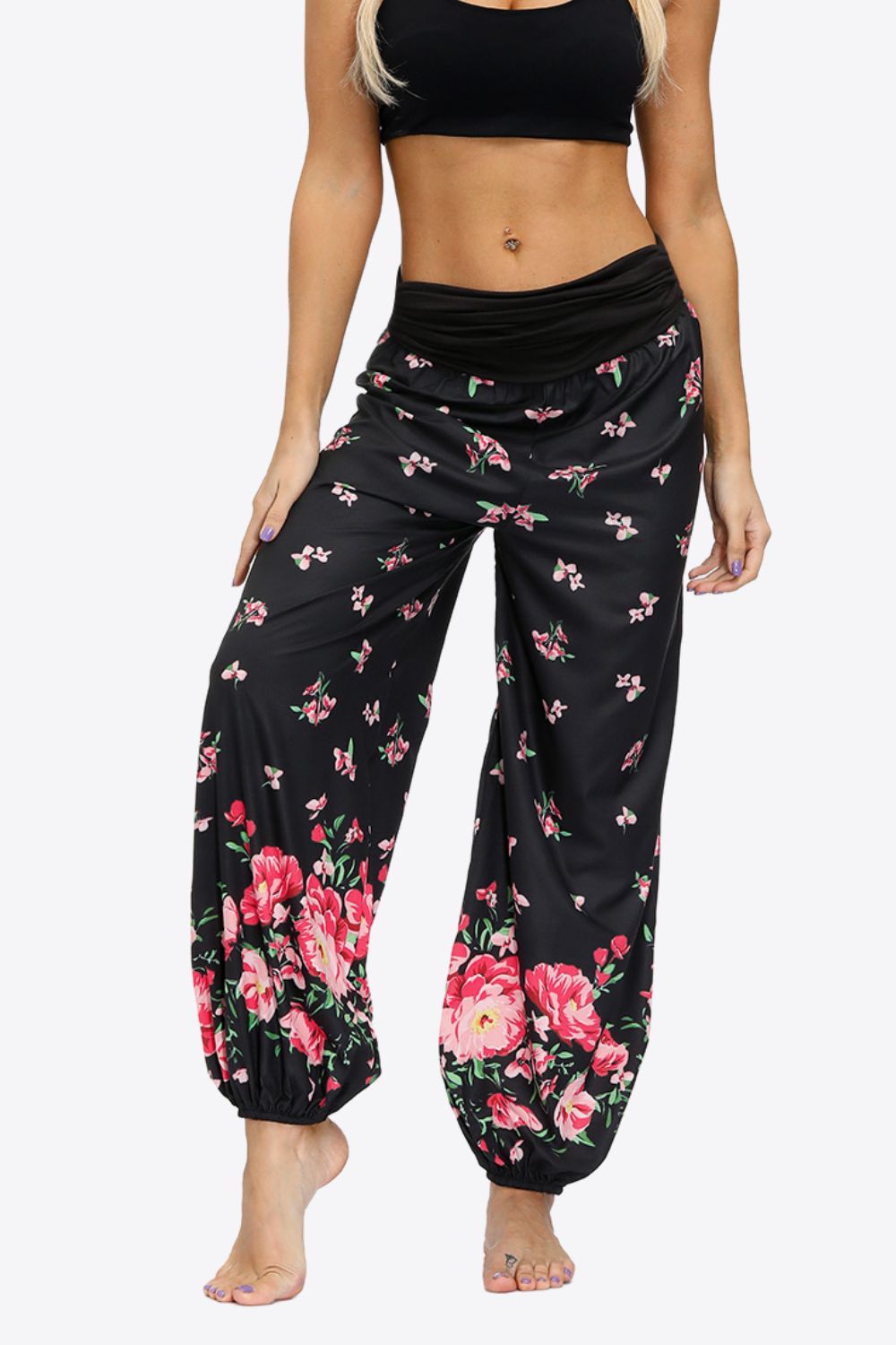 Oversized Printed Wide Leg Long Pants-Teresa&#39;s Fashionista LLC