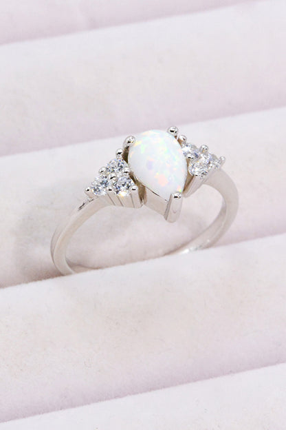 Limitless Love Opal and Zircon Ring-Teresa&#39;s Fashionista LLC