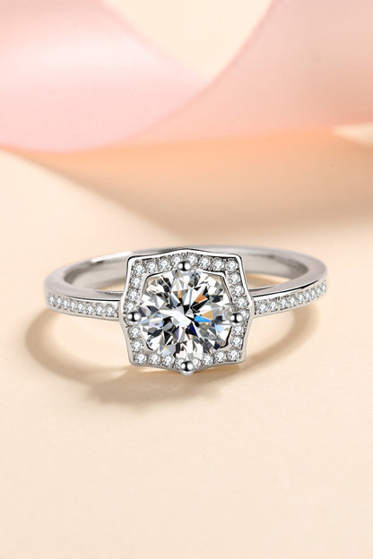 Embrace The Joy 1 Carat Moissanite Ring-Teresa&#39;s Fashionista LLC