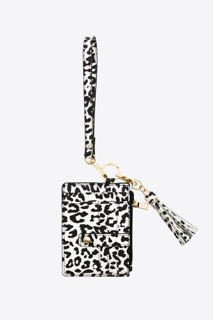 Leopard Tassel Keychain with Wallet-Teresa&#39;s Fashionista LLC