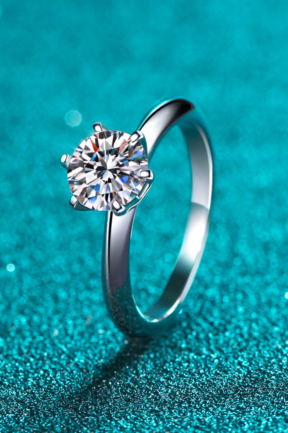 1.5 Carat Moissanite Adjustable Ring-Teresa&#39;s Fashionista LLC