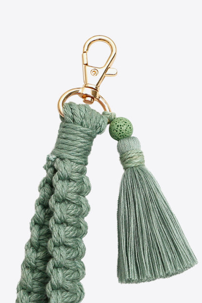 Wristlet Keychain with Tassel-Teresa&#39;s Fashionista LLC