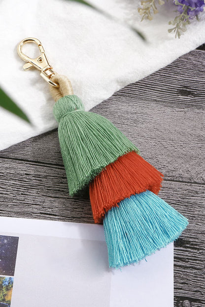 Layered Tassel Keychain-Teresa&#39;s Fashionista LLC