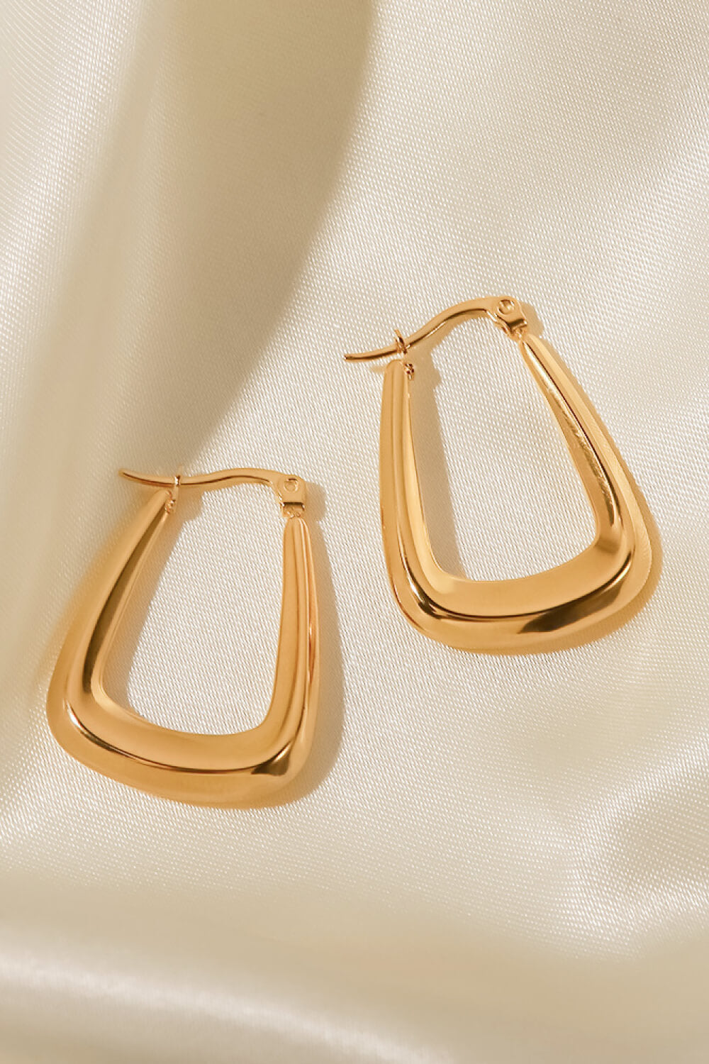 18K Gold-Plated Geometric Earrings-Teresa&#39;s Fashionista LLC