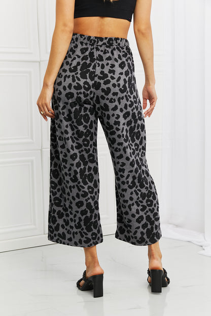 BOMBOM Stay Cozy Pattern Wide Leg Pants-Teresa&#39;s Fashionista LLC