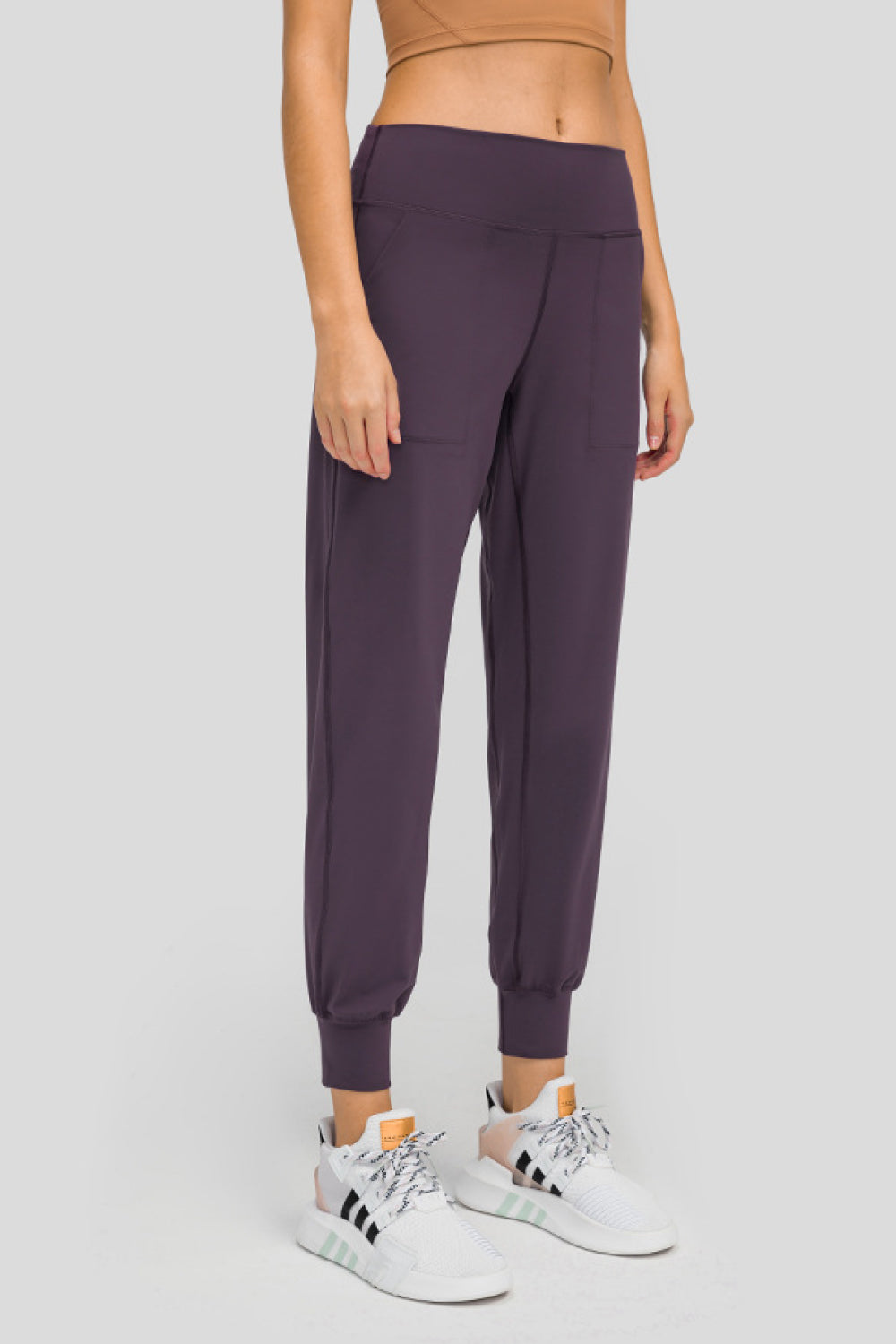 Wide Waistband Slant Pocket Pants-Teresa&#39;s Fashionista LLC