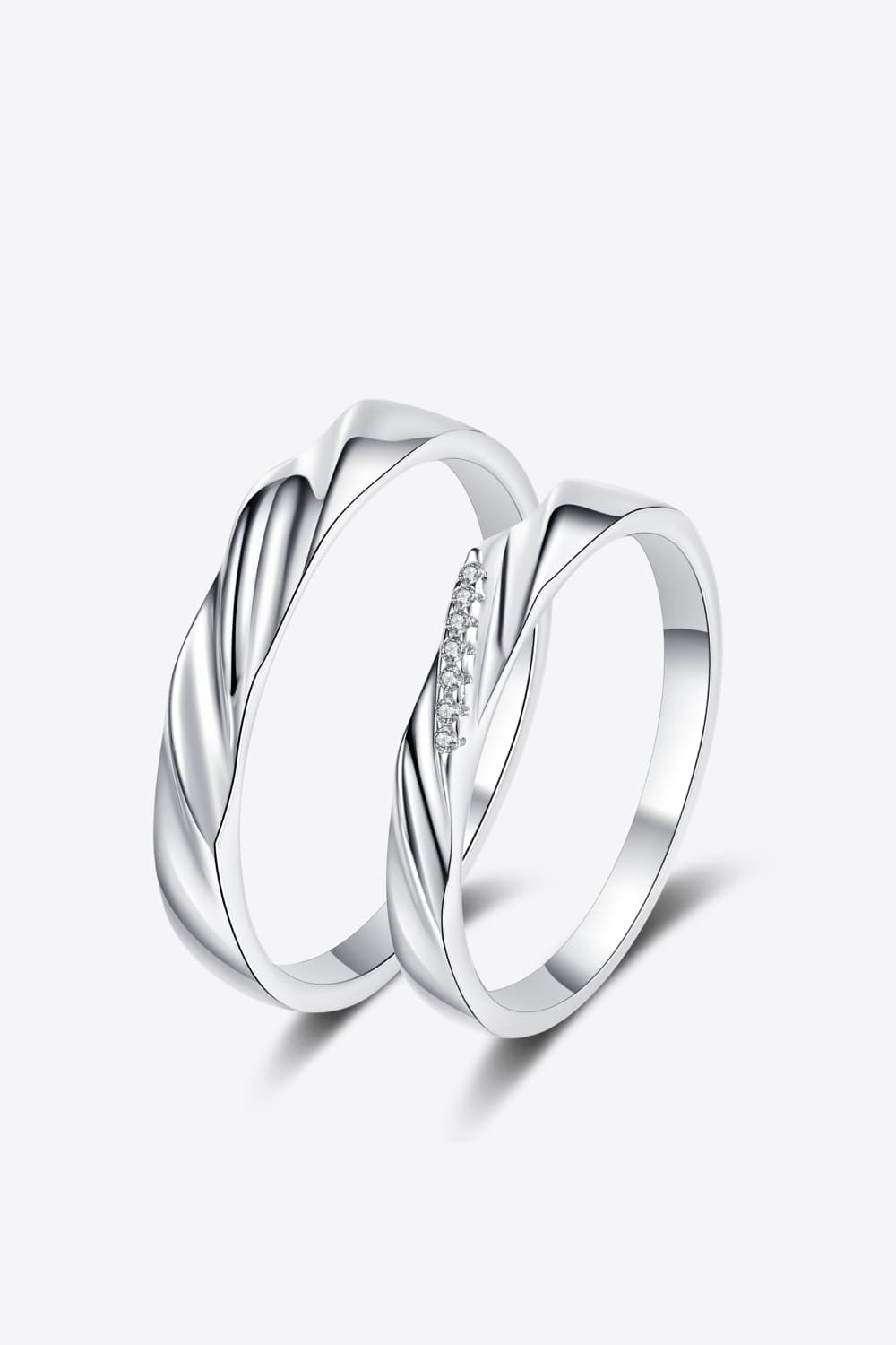 Minimalist 925 Sterling Silver Rhodium-Plated Ring-Teresa&#39;s Fashionista LLC