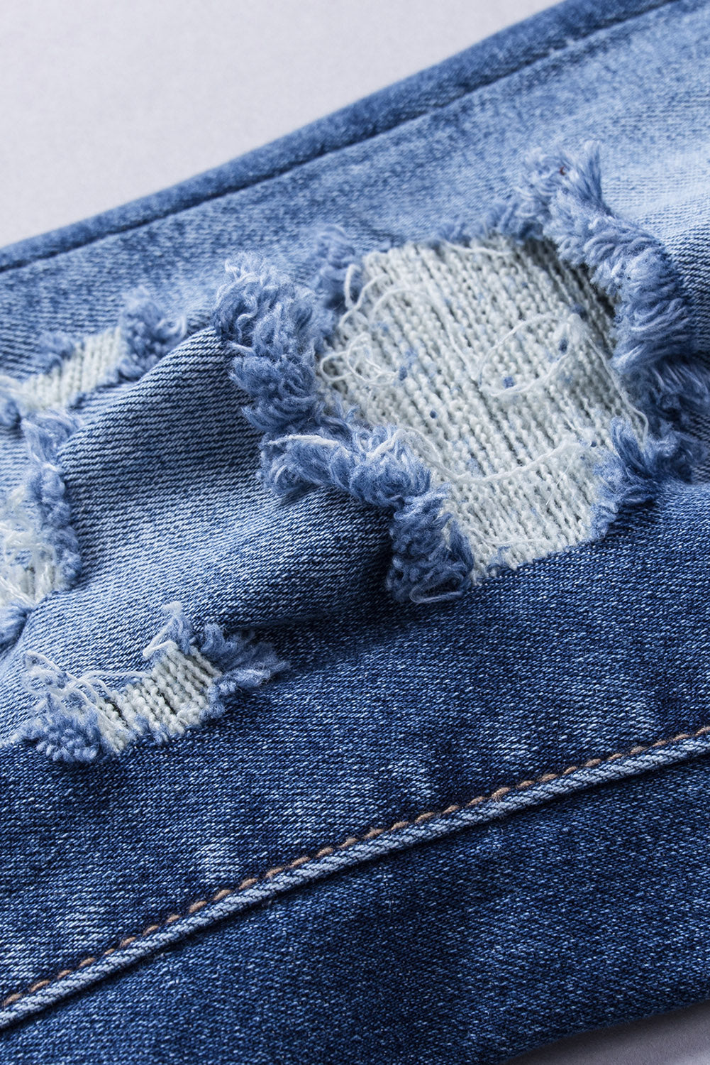 Distressed Flared Jeans with Pockets-Teresa&#39;s Fashionista LLC