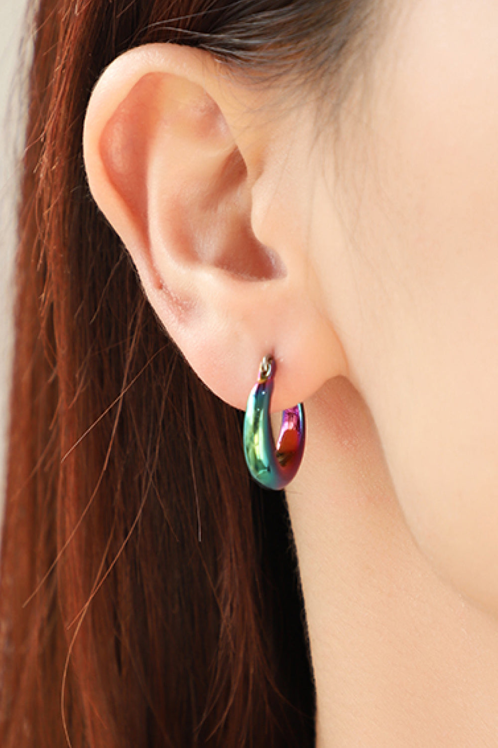 Darling Heart Multicolored Huggie Earrings-Teresa&#39;s Fashionista LLC