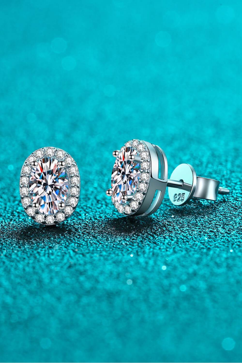 Future Style Moissanite Stud Earrings-Teresa&#39;s Fashionista LLC