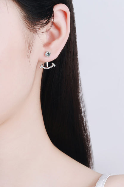 Two Ways To Wear Moissanite Earrings-Teresa&#39;s Fashionista LLC