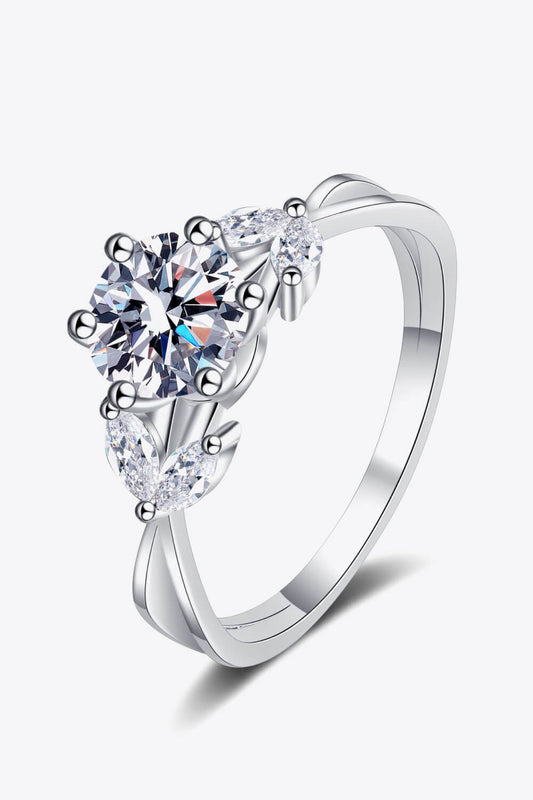 Come With Me 1 Carat Moissanite Ring-Teresa&#39;s Fashionista LLC