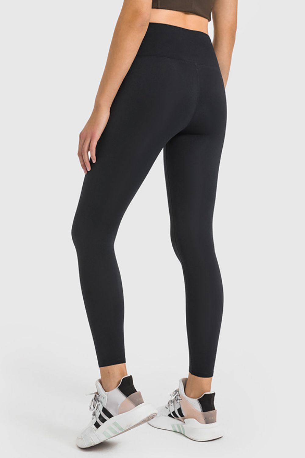 High Waist Ankle-Length Yoga Leggings-Teresa&#39;s Fashionista LLC