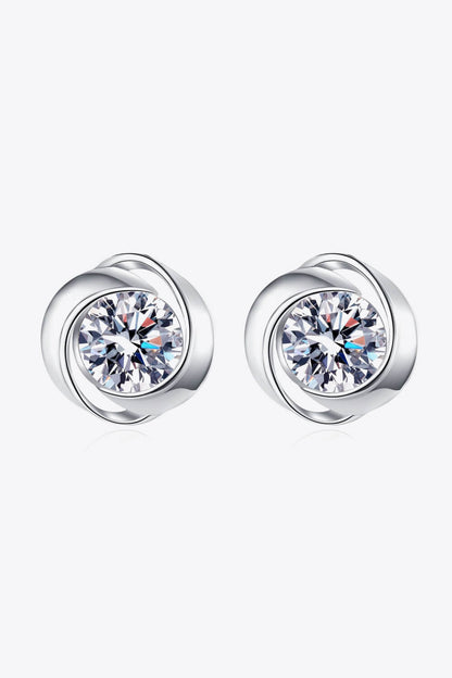 Feeling Fun Moissanite Stud Earrings-Teresa&#39;s Fashionista LLC