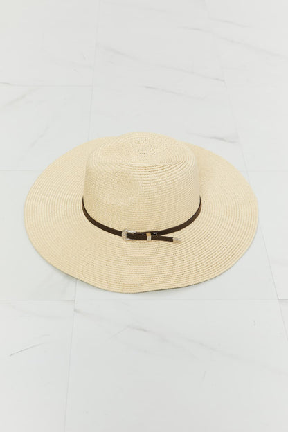 Fame Boho Summer Straw Fedora Hat-Teresa&#39;s Fashionista LLC