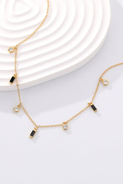 18K Gold Plated Multi-Charm Chain Necklace-Teresa&#39;s Fashionista LLC