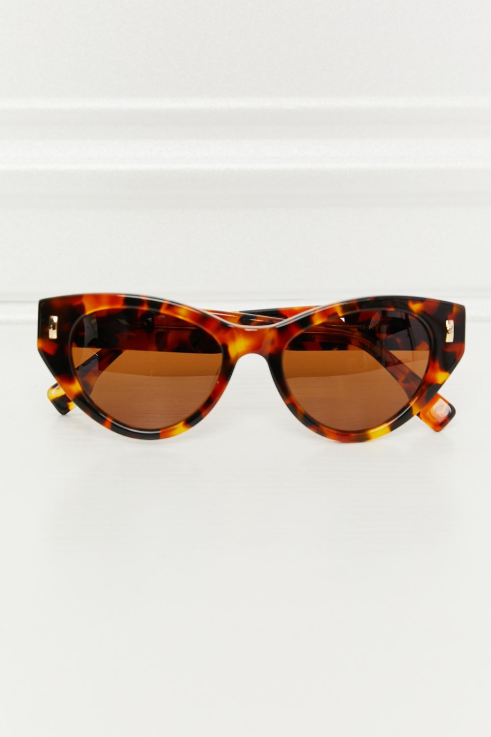 Tortoiseshell Acetate Frame Sunglasses-Teresa&#39;s Fashionista LLC