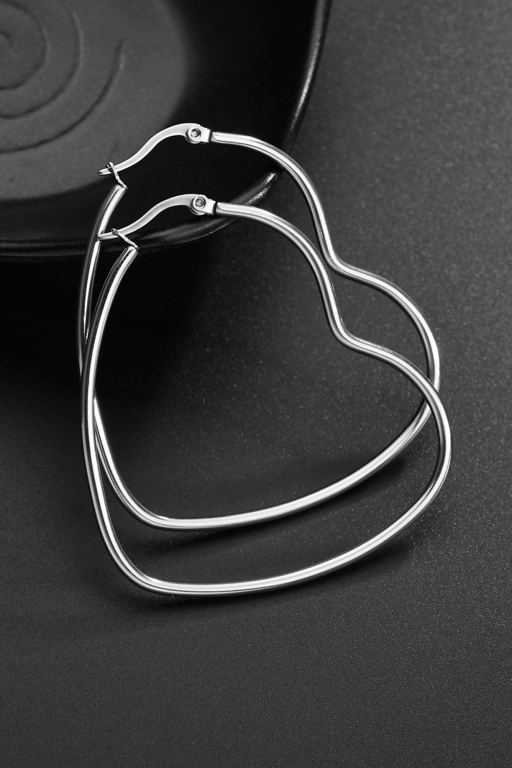 Heart Stainless Steel Earrings-Teresa&#39;s Fashionista LLC