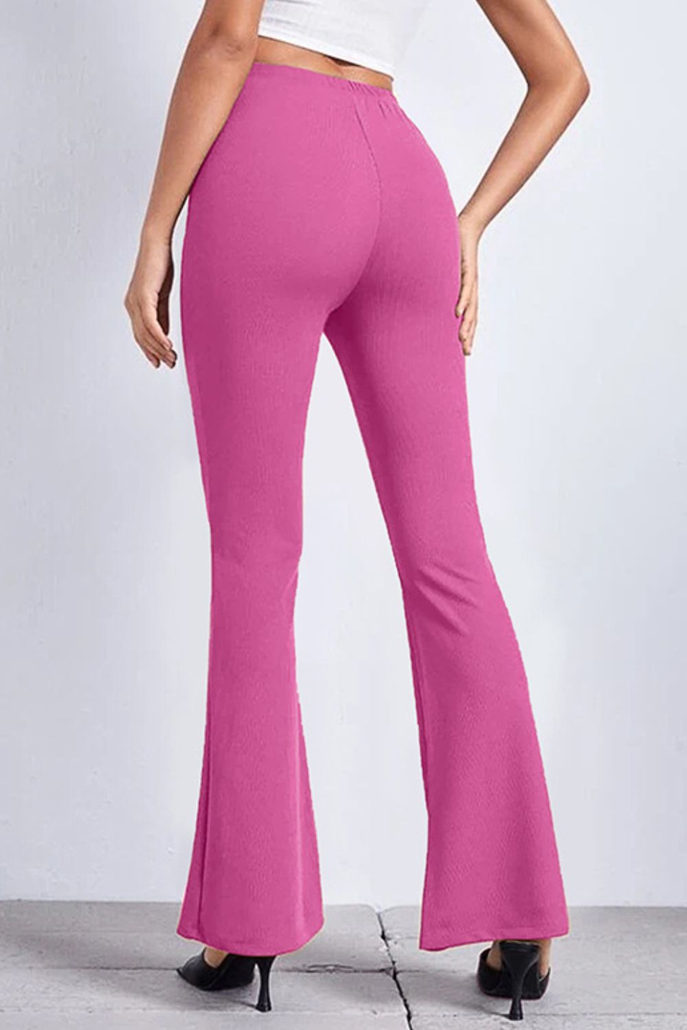 High Rise Flare Pants-Teresa&#39;s Fashionista LLC