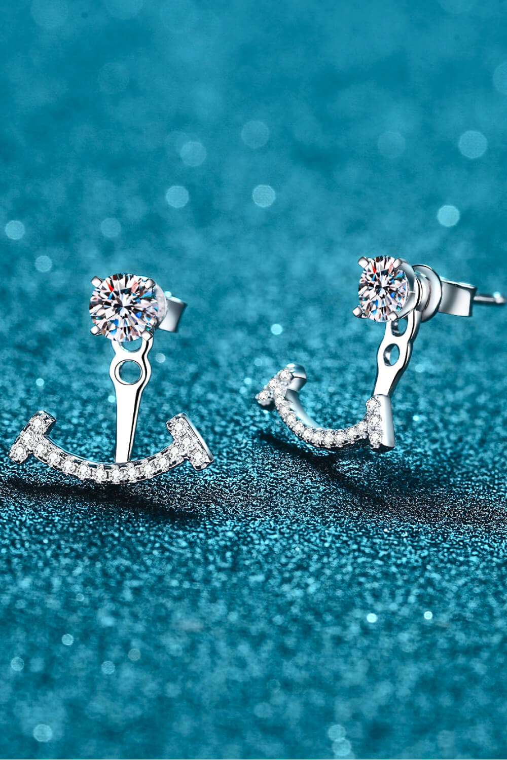 Two Ways To Wear Moissanite Earrings-Teresa&#39;s Fashionista LLC