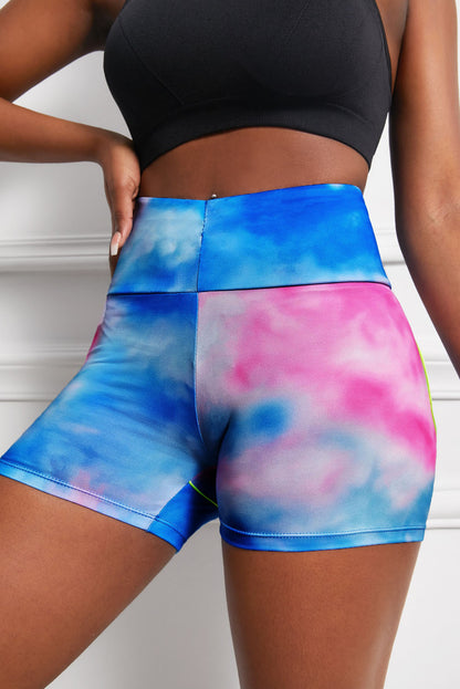 Wide Waistband High Waist Yoga Shorts-Teresa&#39;s Fashionista LLC