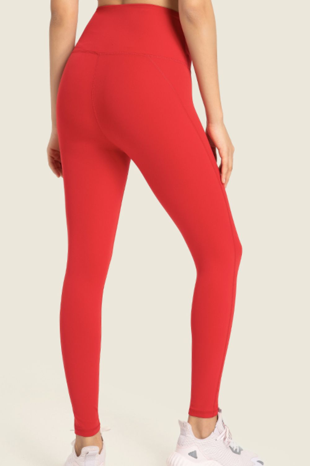 Seamless High-Rise Wide Waistband Yoga Leggings-Teresa&#39;s Fashionista LLC