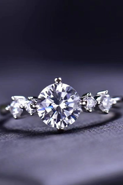 Something To See 1 Carat Moissanite Ring-Teresa&#39;s Fashionista LLC