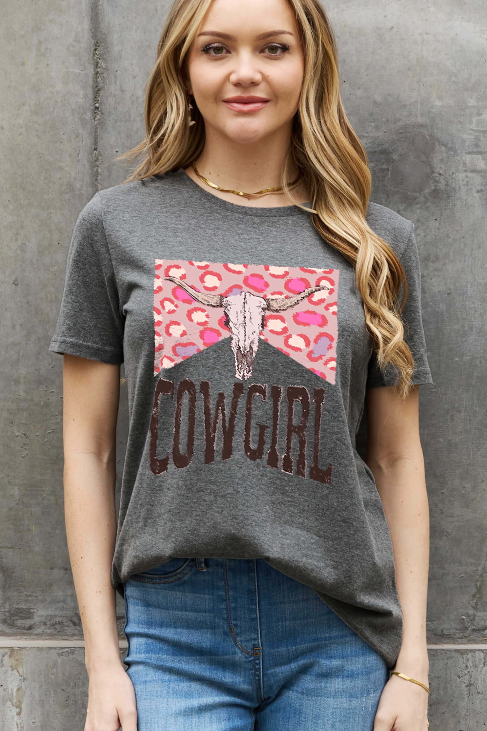 Simply Love Simply Love Full Size COWGIRL Graphic Cotton Tee-Teresa&#39;s Fashionista LLC